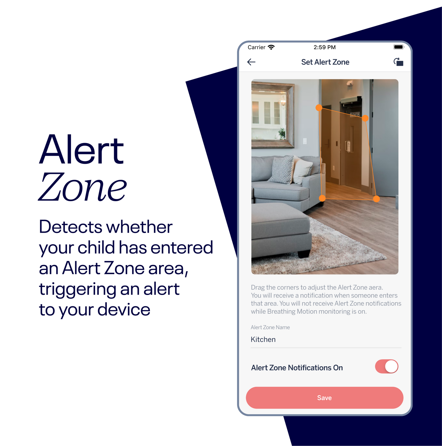 Nanit - Pro Monitor Alert Zone