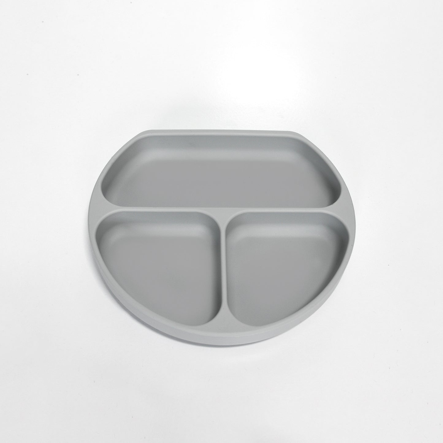 Nibble and Rest - Baby Silicone Suction Plate Grey