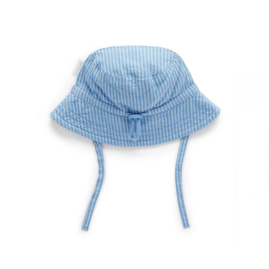Striped Bucket Hat Front