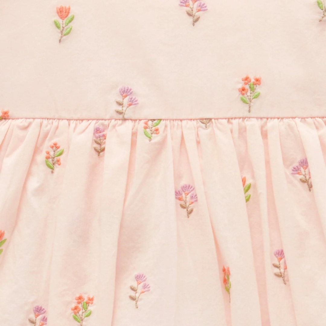 Pure Baby - Details on Embroidered Dress