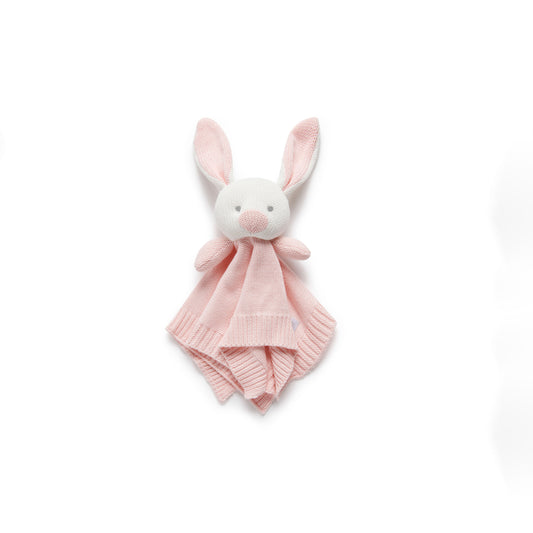 Knitted Rabbit Comforter Front