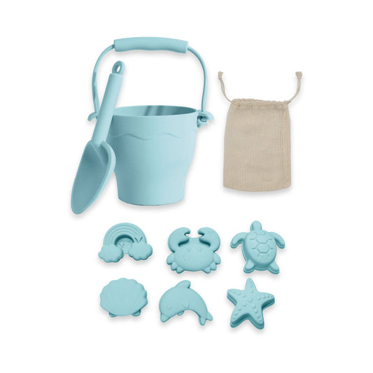 Silicone BPA free beach bucket play set