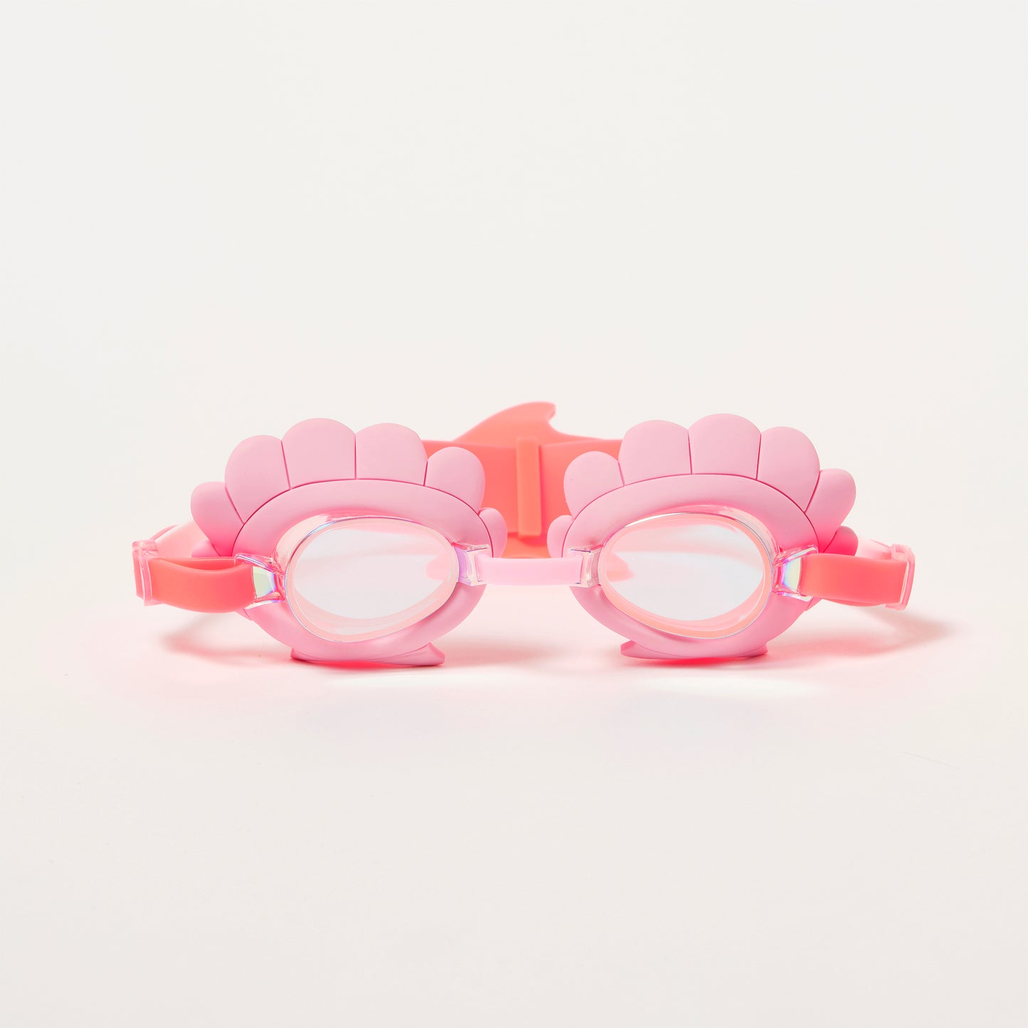 Melody the Mermaid Mini Swim Goggles Neon Strawberry Front