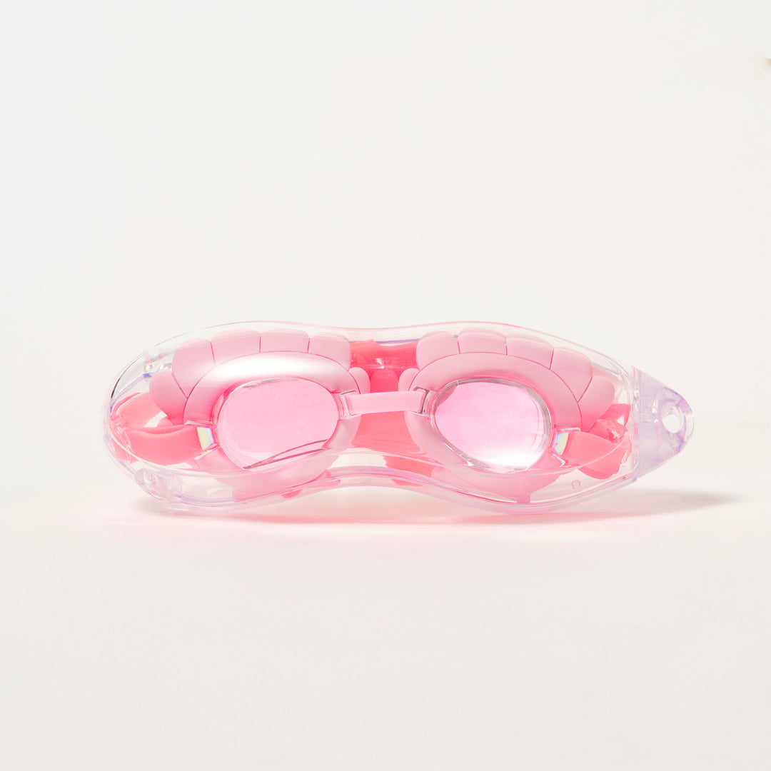 Melody the Mermaid Mini Swim Goggles Neon Strawberry Back