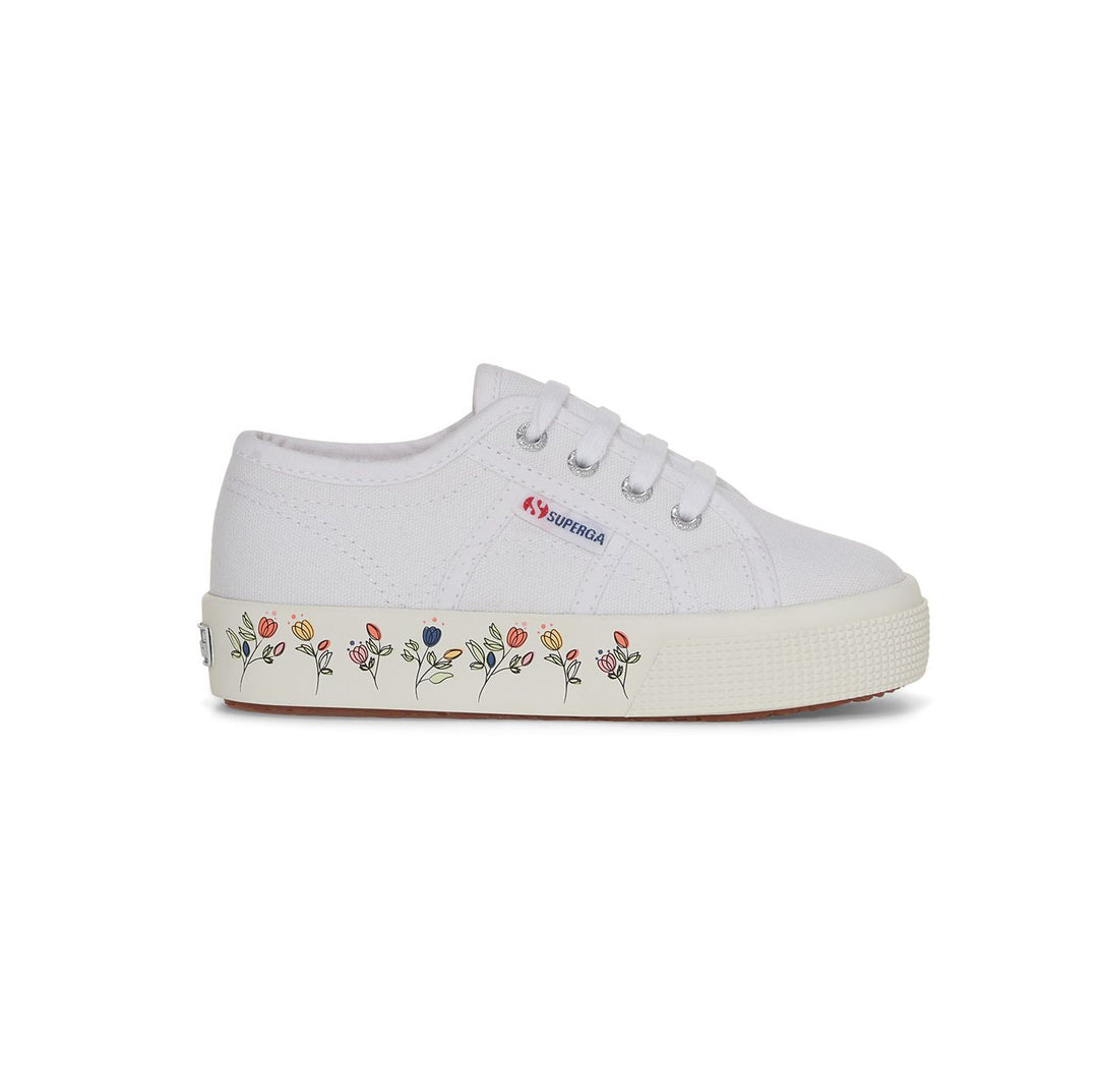 Superga - Kids Tulips Flower Side