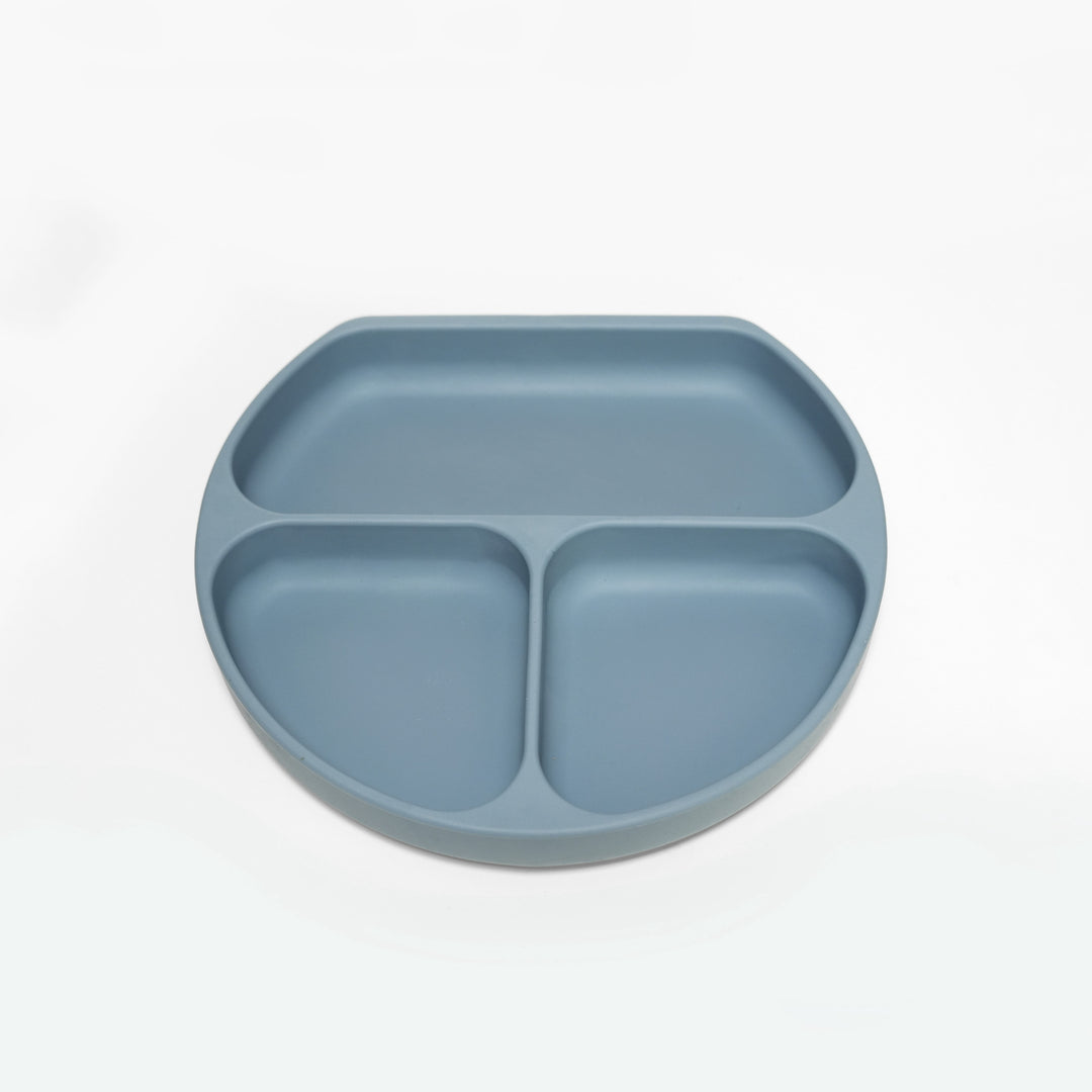 Silicone Suction Plate Blue
