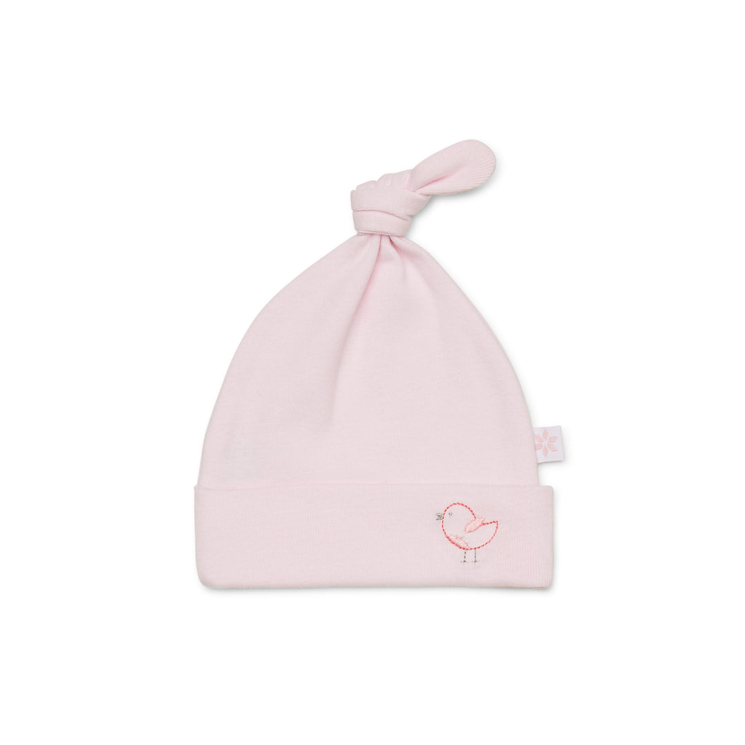Two Pack Beanies Birdy Pink Front