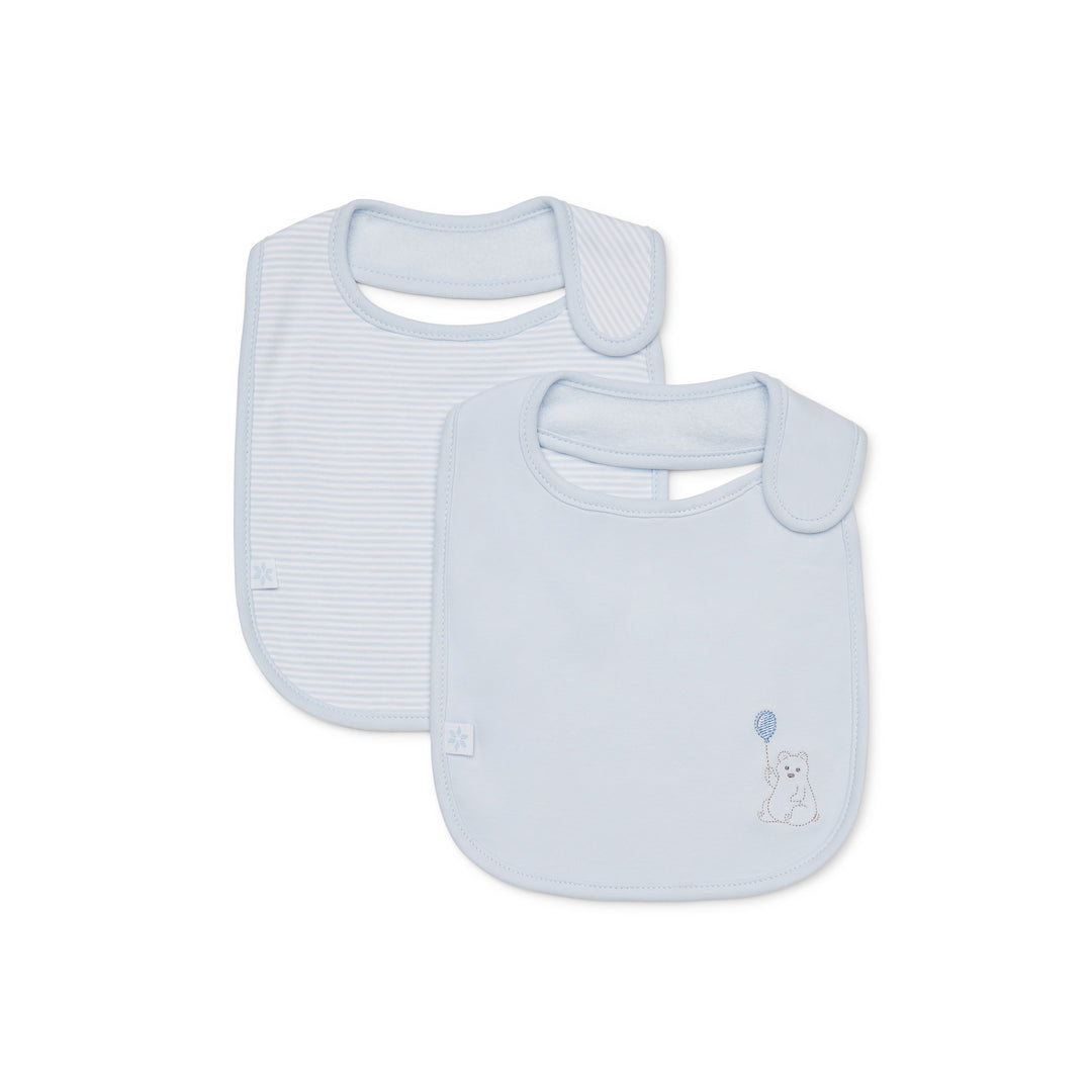 Two Pack Bibs Bear Front