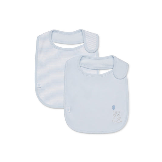 Two Pack Bibs Bear Front