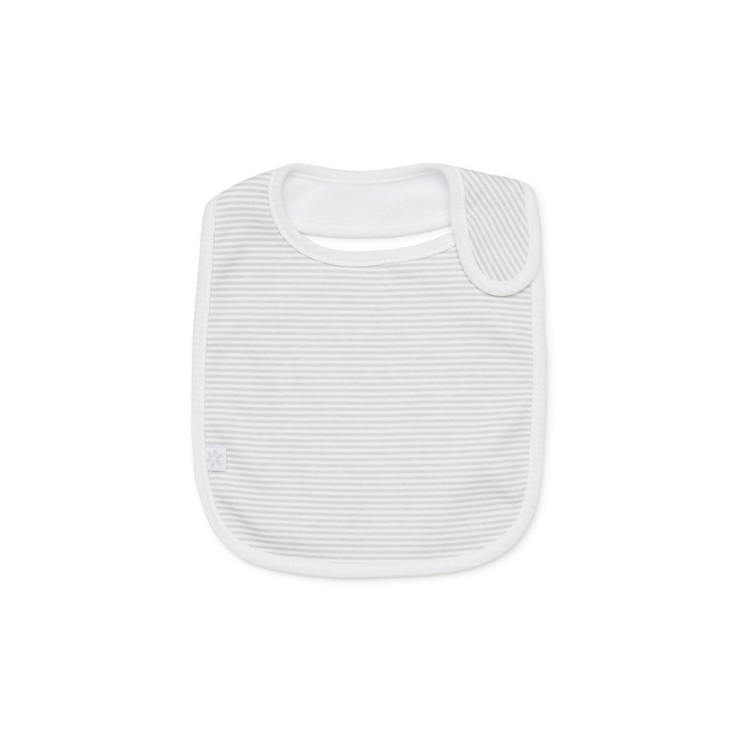 Two Pack Bibs Elephant White Front
