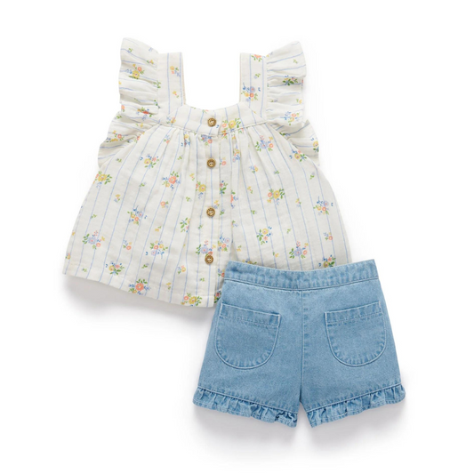 PURE BABY - Nautical Floral Set