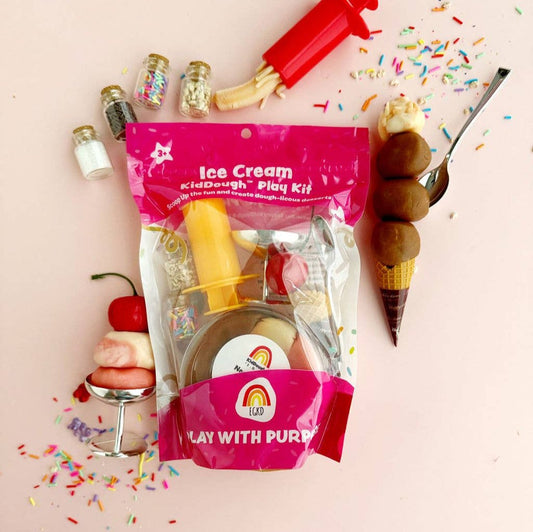 Ice Cream (Neapolitan) KidDough Play Kit