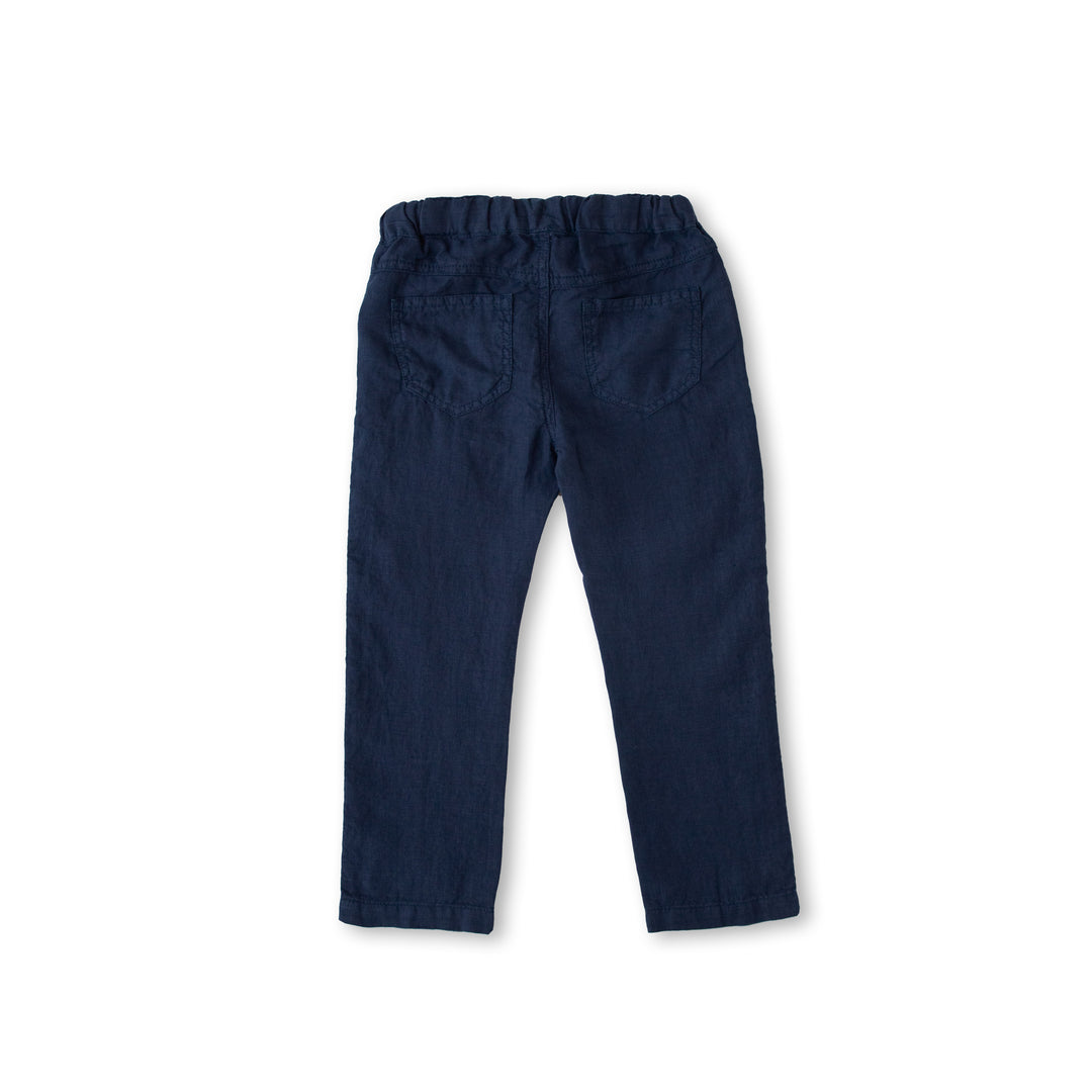 IL GUFO - Blue trousers back