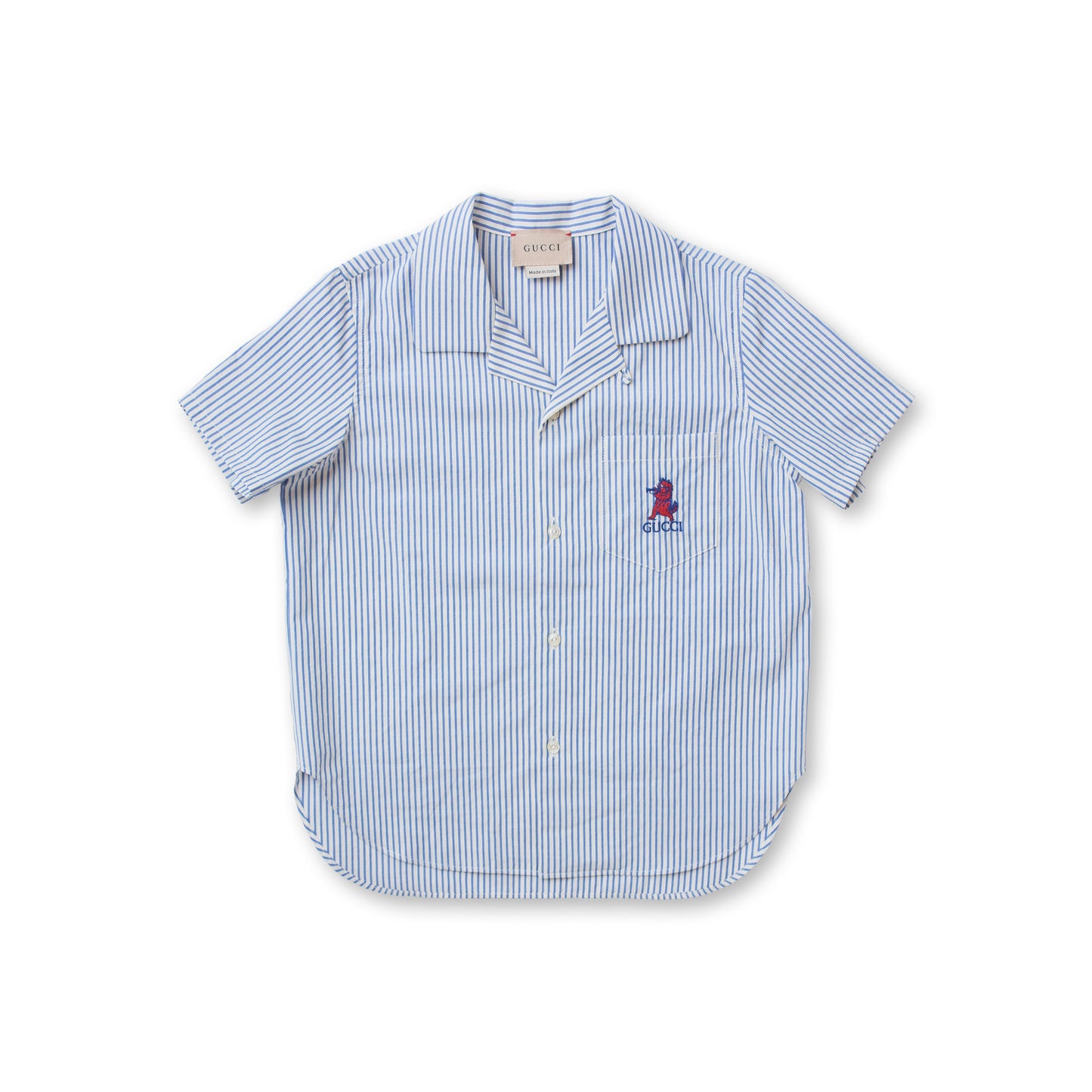 GUCCI - Baby Striped Cotton Shirt