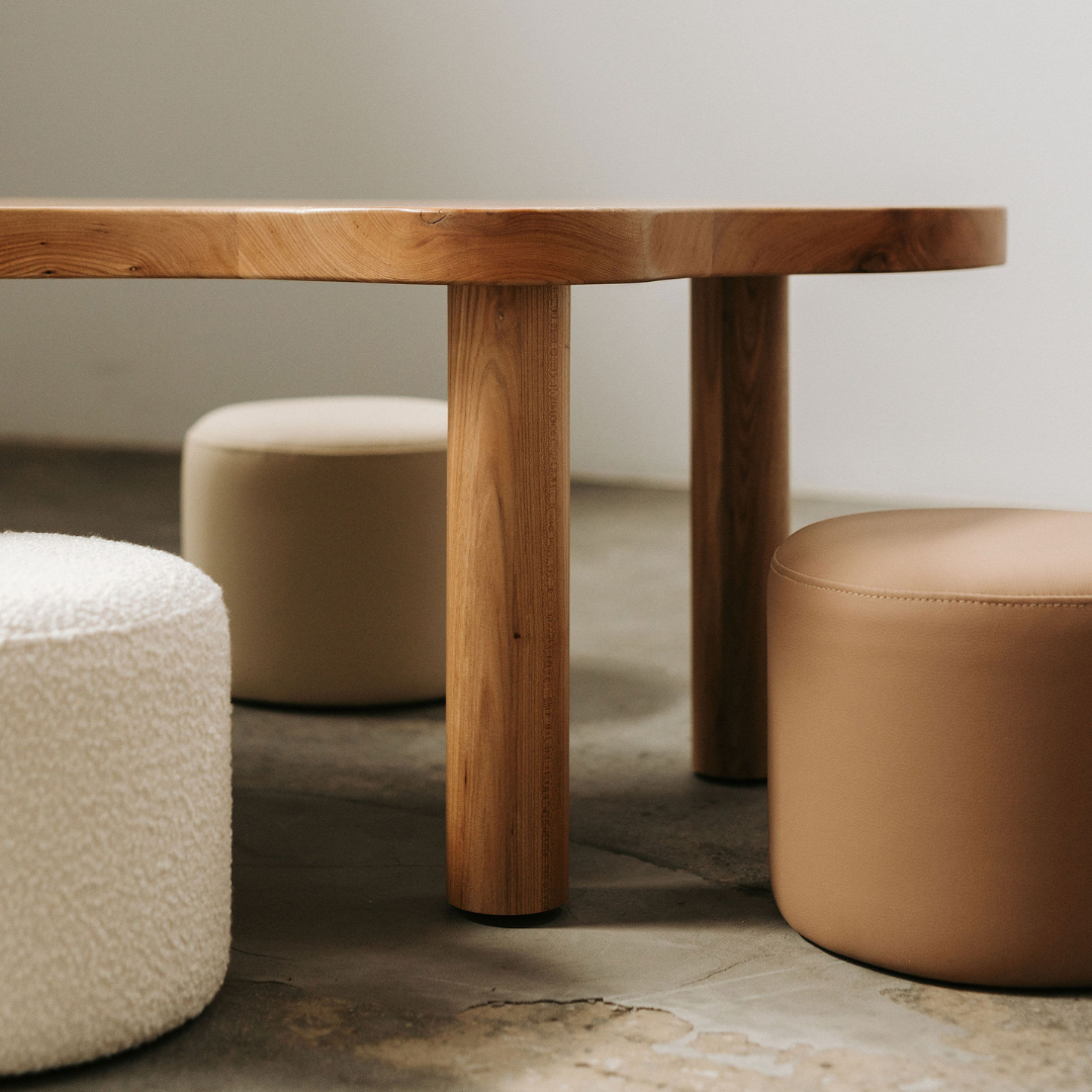 NUAGE INTERIORS - Léon Activity Table + 2 Remi Stools